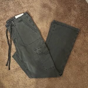American Eagle Gray Cargo Pants